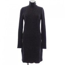 Chanel Dress Cashmere Gray Size 38 Chest 15.4 in Length 35.0 in