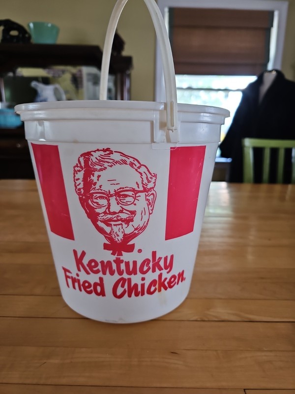 ORIGINAL 1971 KENTUCKY FRIED CHICKEN BUCKET COLONEL SANDERS KFC 