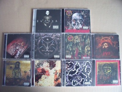CD Sammlung / Konvolut Slayer 10 Stk. Christ Illusion, Seasons In The Abyss, God