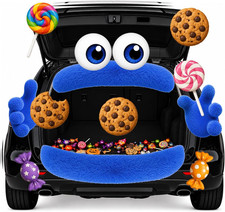 Blue Monster Trunk or Treat Decorations, Halloween Car Trunk Decoration Kit with