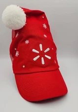 WALMART Associate Santa Elf Hat Ball Cap Adjustable Trucker Stocking Cap Holiday