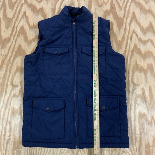 Zara Puffer Vest Navy Blue XL - Picture 5 of 5
