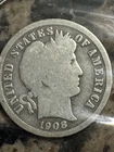 1908 Barber Dime, 99c Shipping Offer