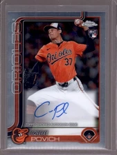 CADE POVICH 2025 Topps Chrome Rookie RC Autograph Auto #RA-CP Qty