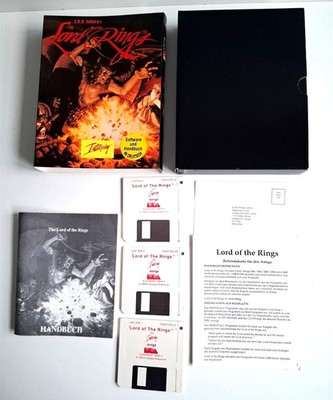 ORIGINAL Commodore Amiga Spiel OVP boxed - Lord of the Rings Herr der Ringe RAR
