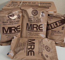 USGI MRE Genuine Military Meal Ready to Eat 2025 Fresh Menu Options 1  24