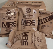 Military MRE Individual Menu Single Meal 2025 Insp JUN/ JUL Date