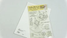 2012 Inky Antics Halloween Witch Clear Mount Rubber  Stamp Set 11116MC