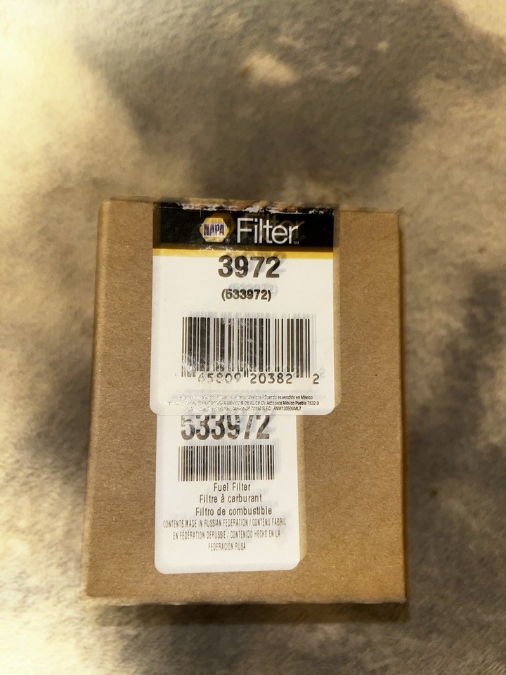NAPA 3972 Gold Fuel Filter | eBay