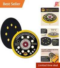 5Inch Hook  Loop DA Backing Plate Pad 8 Hole Dustless for Orbital Sander