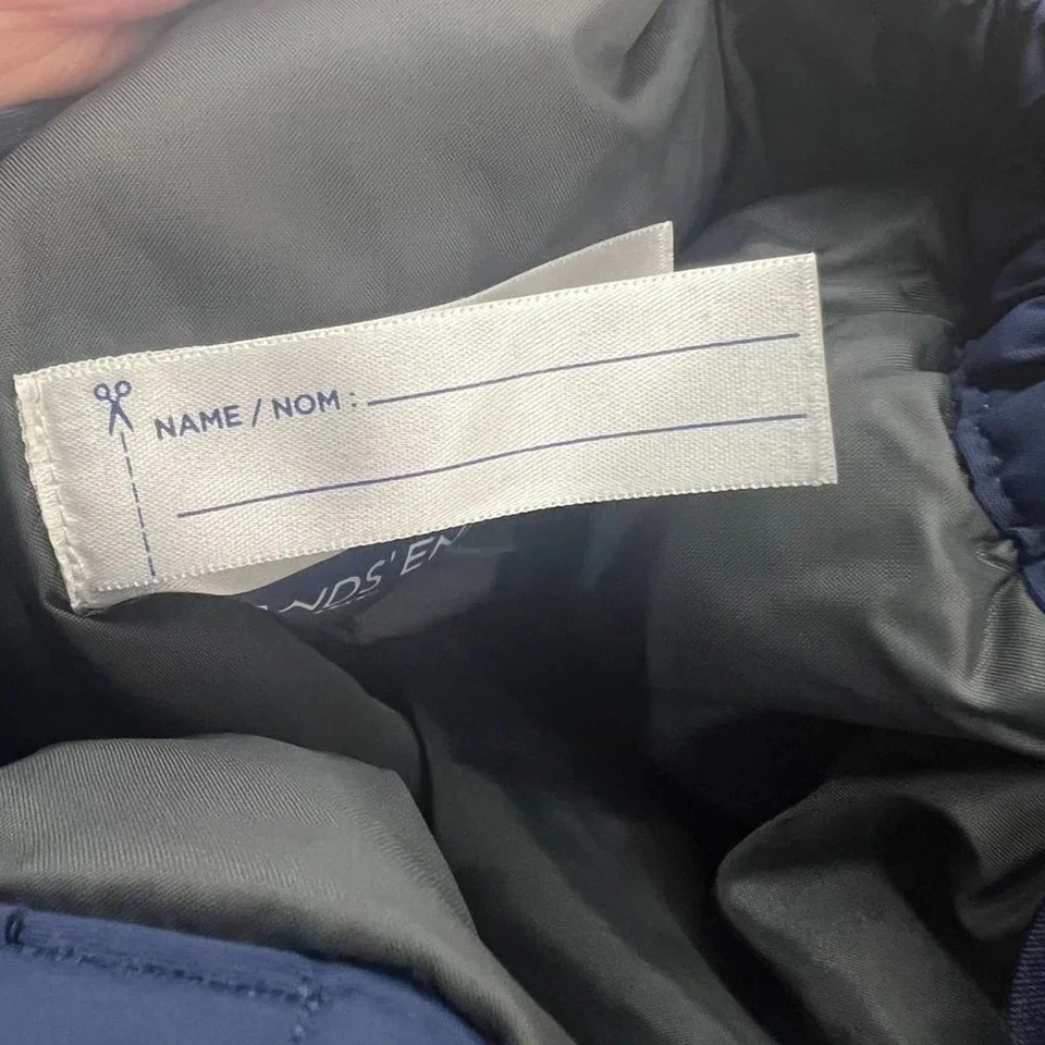 Lands End Kids Squall Waterproof Insulated Iron Knee Winter Snow Pants Blue 10 - Image 4 of 4