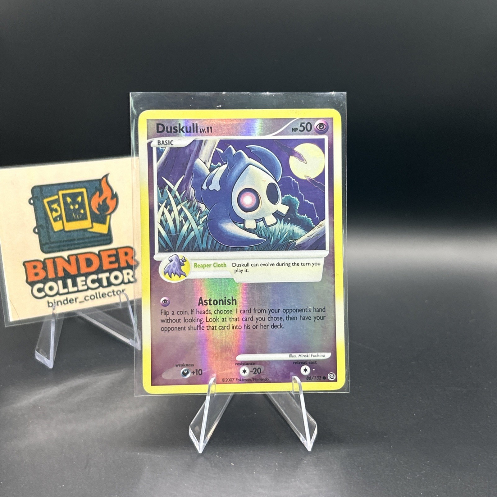Duskull 86/132 Reverse Holo Secret Wonders Pokemon Card