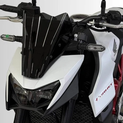 HONDA CB 750 HORNET 25/26 - BULLE PARE BRISE SAUTE VENT ERMAX SPORT NOIR CLAIR - - Photo 1/4