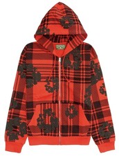 Denim Tears Plaid Wreath Hoodie AND Sweatpants Red Size Large