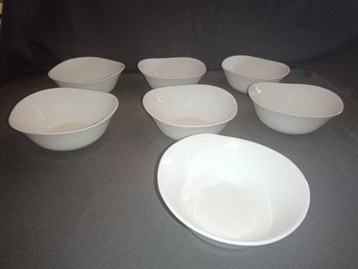 7 x BORMIOLI ROCCO Opale Parma Quadrato Schalen Müsli