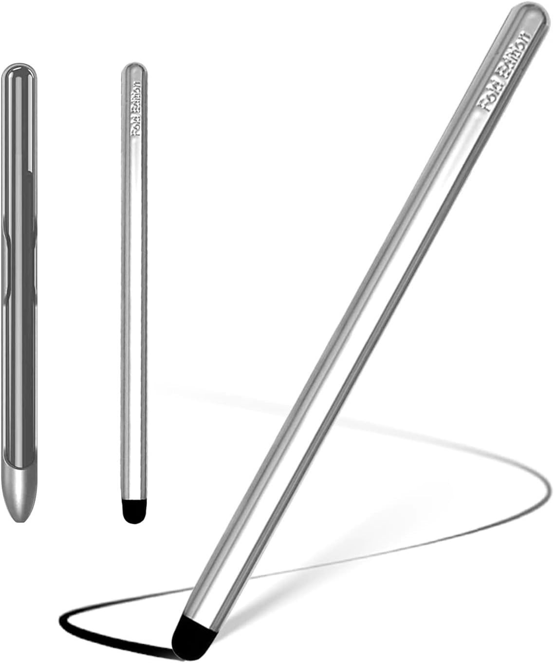 High Precision Silver Stylus Pen with Slot for Touch Screens-image
