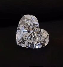 2 CT Heart Cut, D,E Color VVS1 Diamond Premium Quality gemstone 8x8 mm