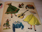 VINTAGE LARGE 1950 GENE AUTRY MELODY RANCH PAPER DOLLS UNCUT, MINT CONDITION — photo 9