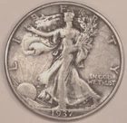 1937-S Walking Liberty Half Dollar - Extra Fine - #5083