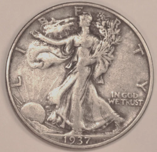 Photo of a 1937-S Walking Liberty Half Dollar from an eBay listing that sold on Jul 17, 2026