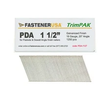1-1/2" ANGLE FINISH NAILS 16GA GALV 1,250ct | PDA-112T