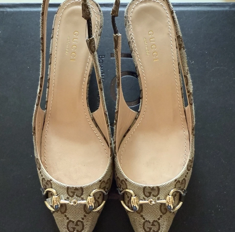 Gucci Horsebit Slingback Pump - Image 2 of 4