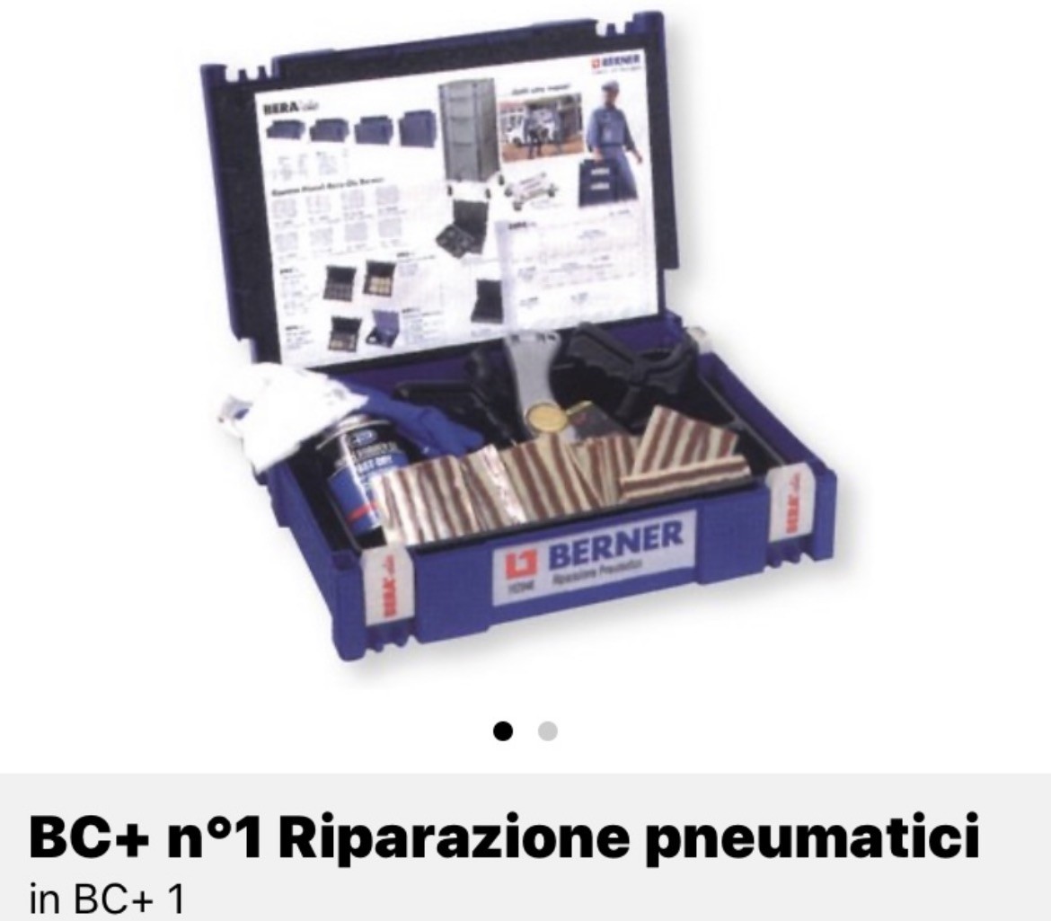 Berner Kit Riparazione Pneumatici - Immagine 1