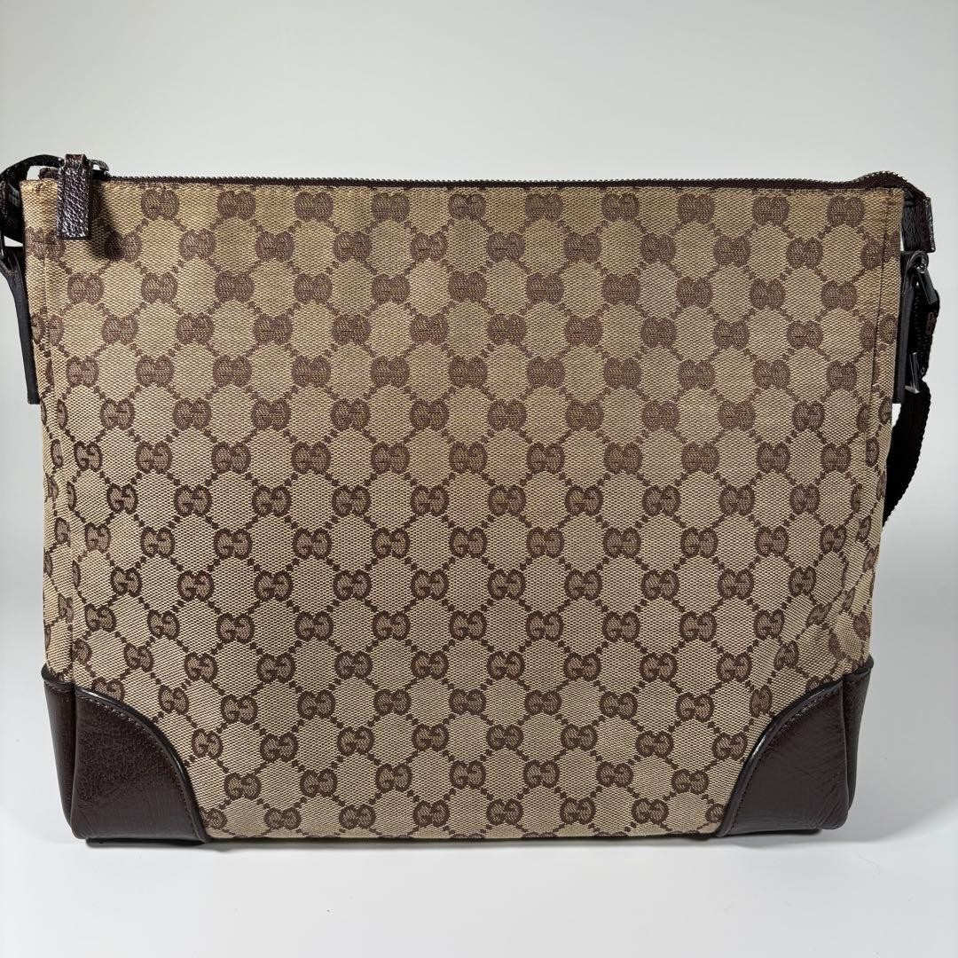 GUCCI shoulder bag crossbody A4 GG pattern GG canvas beige — image 3
