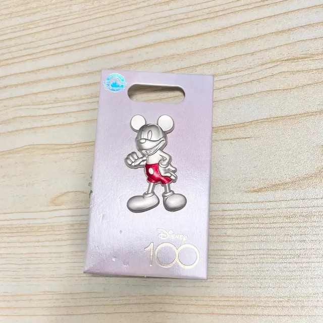 Disney 100th Anniversary Mickey Mouse Pin Badge - Hong Kong