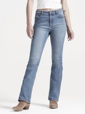 Wrangler Women  s High Rise Bold Boot Cut Denim Jeans Size 12/30