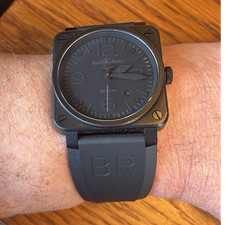 Bell & Ross BR 03-92 phantom Military Square Multiple Straps, Original Box