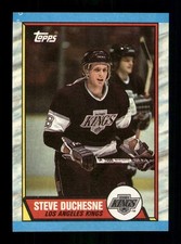  123 Steve Duchesne  Kings 1989 Topps Hockey Sports Trading Card 