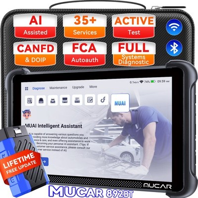 Mucar 892BT MUAI OBD2 Car Scanner Full Systems Diagnostic Tool Active Test US
