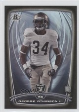 2014 Bowman Rookies Black Foil George Atkinson III #52 a0l