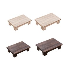 Low Wooden Tea Table, Elegant, Sturdy, Sturdy, Minimalist Stool,