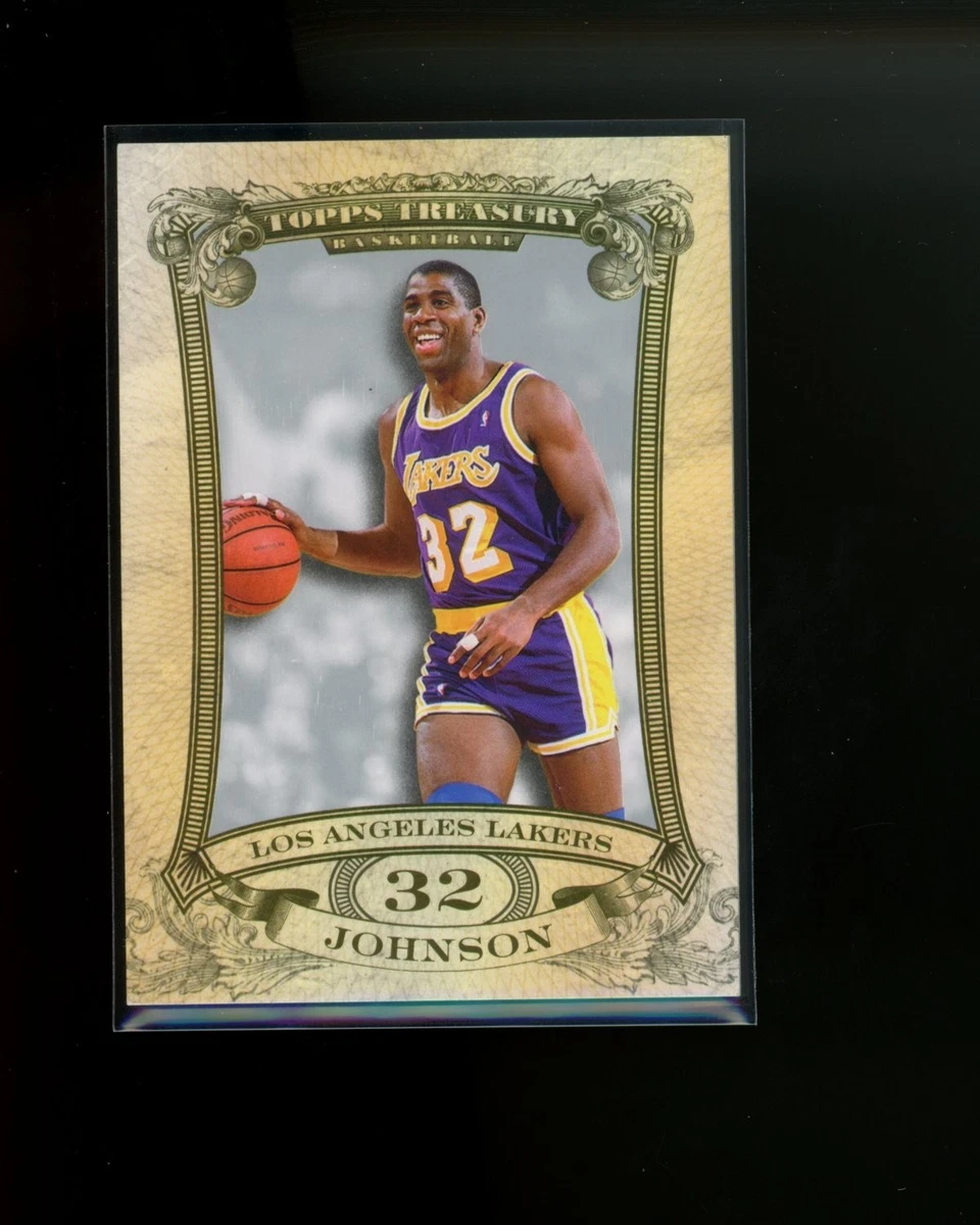 Topps Magic Johnson Basketball Serial Numbered Sports Trading Card