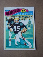 1977 Topps football Archie Griffin Rookie card #269 EX. rookie card picture
