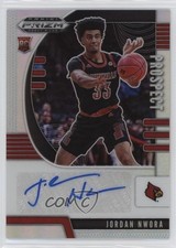 2020-21 Panini Prizm Draft Picks Prospect Silver Jordan Nwora #PA-JN Auto 5w5