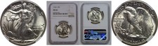 Mezzo dollaro 1944 Walking Liberty NGC MS-66