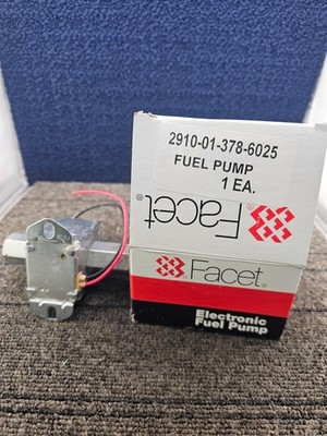 Facet 2910-01-378-6025 24-Volt Cube Solid State Electronic Fuel Pump 10 GPH