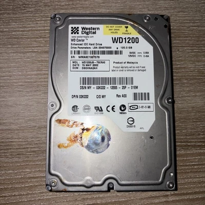 Western Digital WD1200JB-75CRA0 120 GB Hard Drive - Image 1 of 4