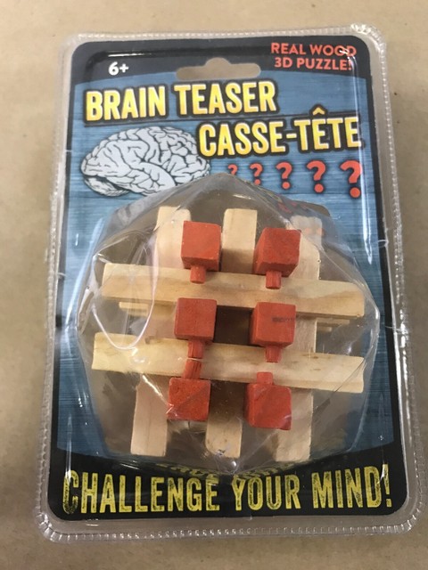 brain teaser real wood 3d puzzle