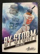 2022 Absolute Baseball Jaun Soto BY STORM HOLO # BYS-2 Washington Nationals