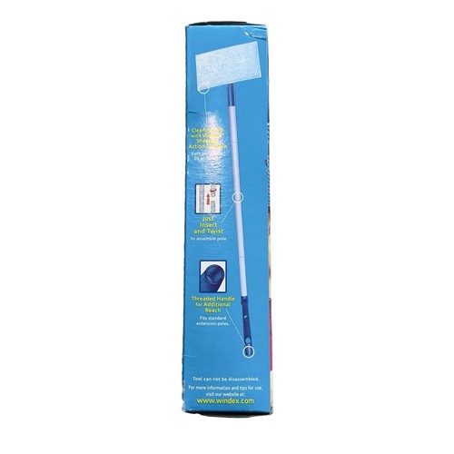 Windex Outdoor All-In-One Strumento Pulizia Vetri e Finestre Esterno Starter Kit Nuovo - Foto 3 di 6