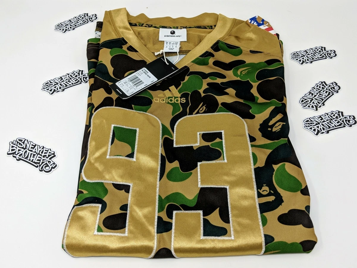 XL BAPE x adidas SB Jersey Green エイプ