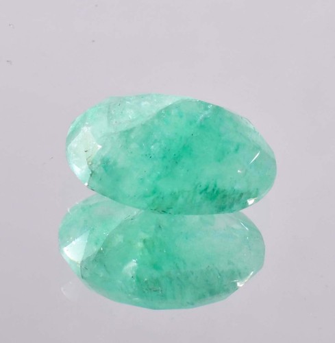 16.75 Ct OUTSTANDING Natural Green Colombian Emerald Precious Gemstone Certified - Picture 3 of 4