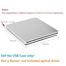 IDE Superdrive 9.5mm 12.7mm External Slot in ...