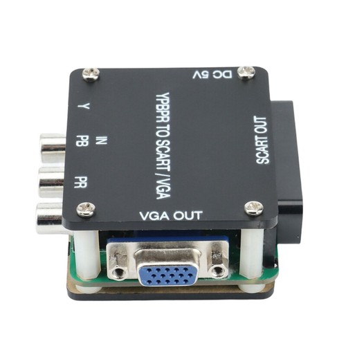 Convertitore transcoder componenti YUV TO RGBS YPBPR a SCART YPBPR TO VGA Game9147 - Foto 3 di 8