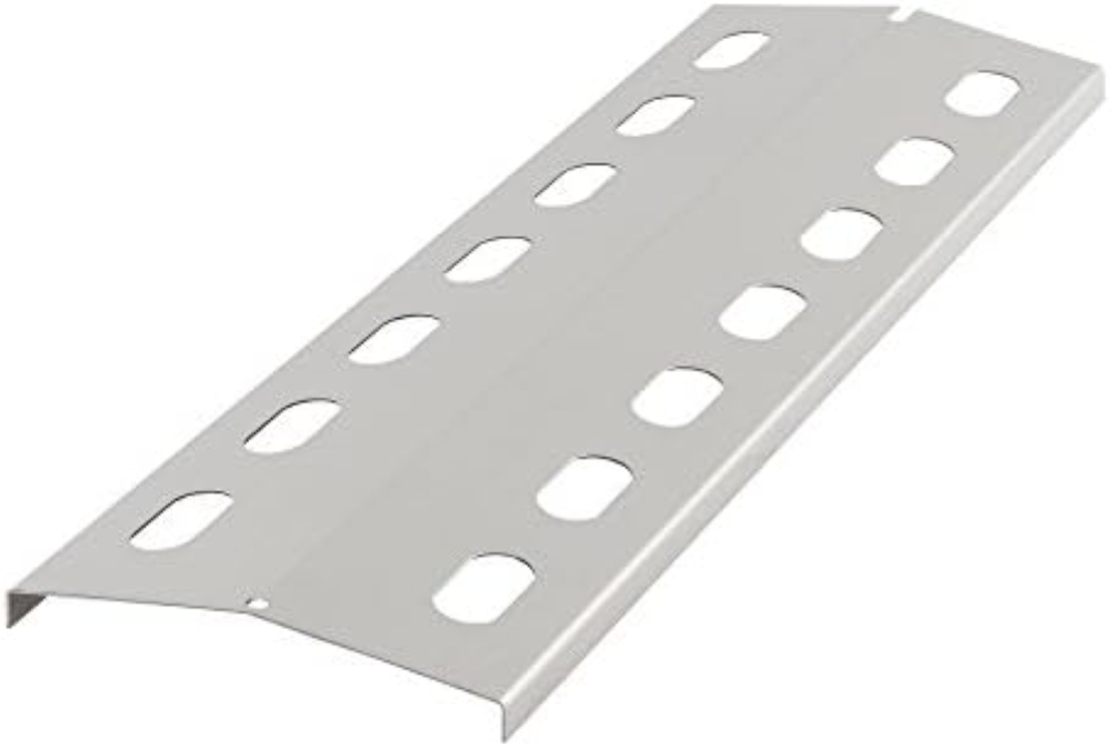 BBQ-TORO distributore di Fiamma in Acciaio Inox per griglia a Gas | 37,5 x 12 cm