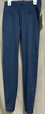 🧷 All in Motion Women's Simplicity Mid-Rise Leggings 31" SMALL, navy 🆕